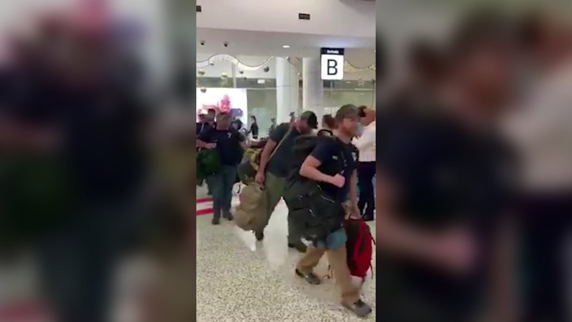 American firefighters in Australia